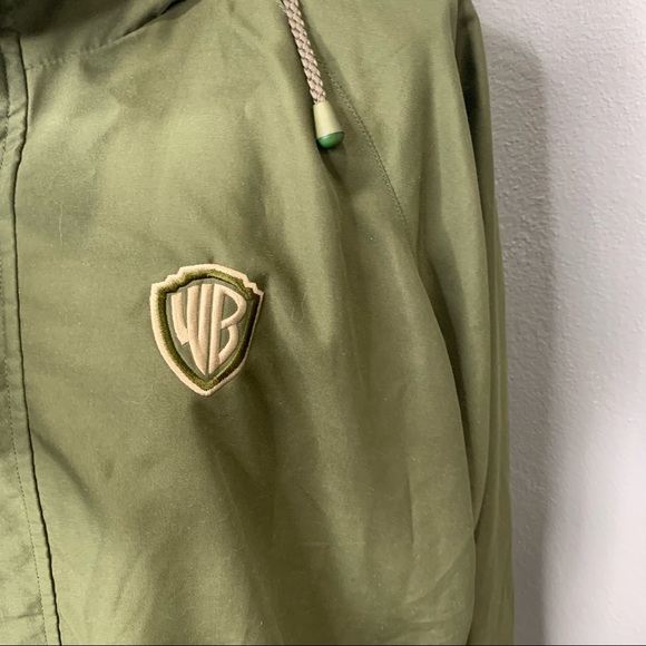 Vintage 90s Warner Bros WB Jacket Crew Coat Sz XL - Picture 2 of 10
